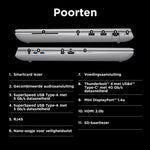 HP ZBook Fury 16 G11 Intel® Core™ i7 i7-14700HX Mobiel werkstation 40,6 cm (16") WUXGA 16 GB DDR5-SDRAM 512 GB SSD NVIDIA RTX A1000 Wi-Fi 7 (802.11be) Windows 11 Pro AI Workstation, AI PC Grijs