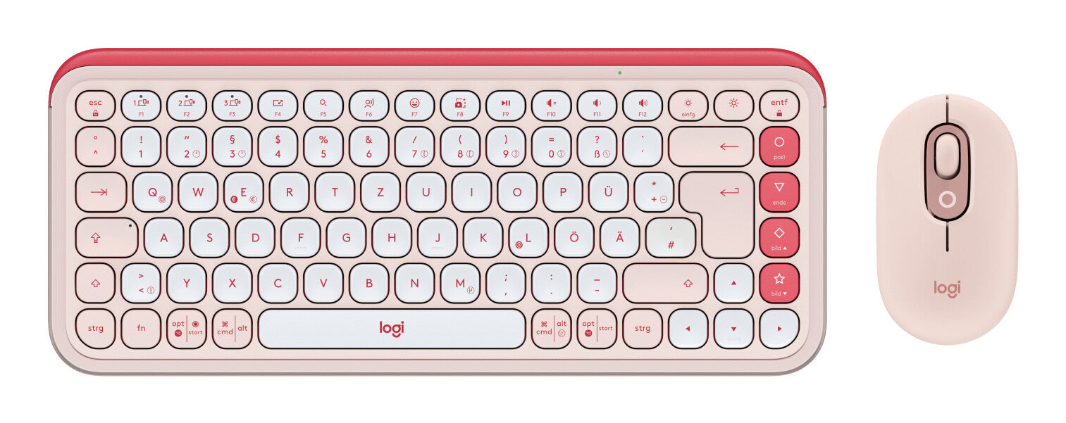 LOGITECH POP ICON COMBO - ROSE (DE)