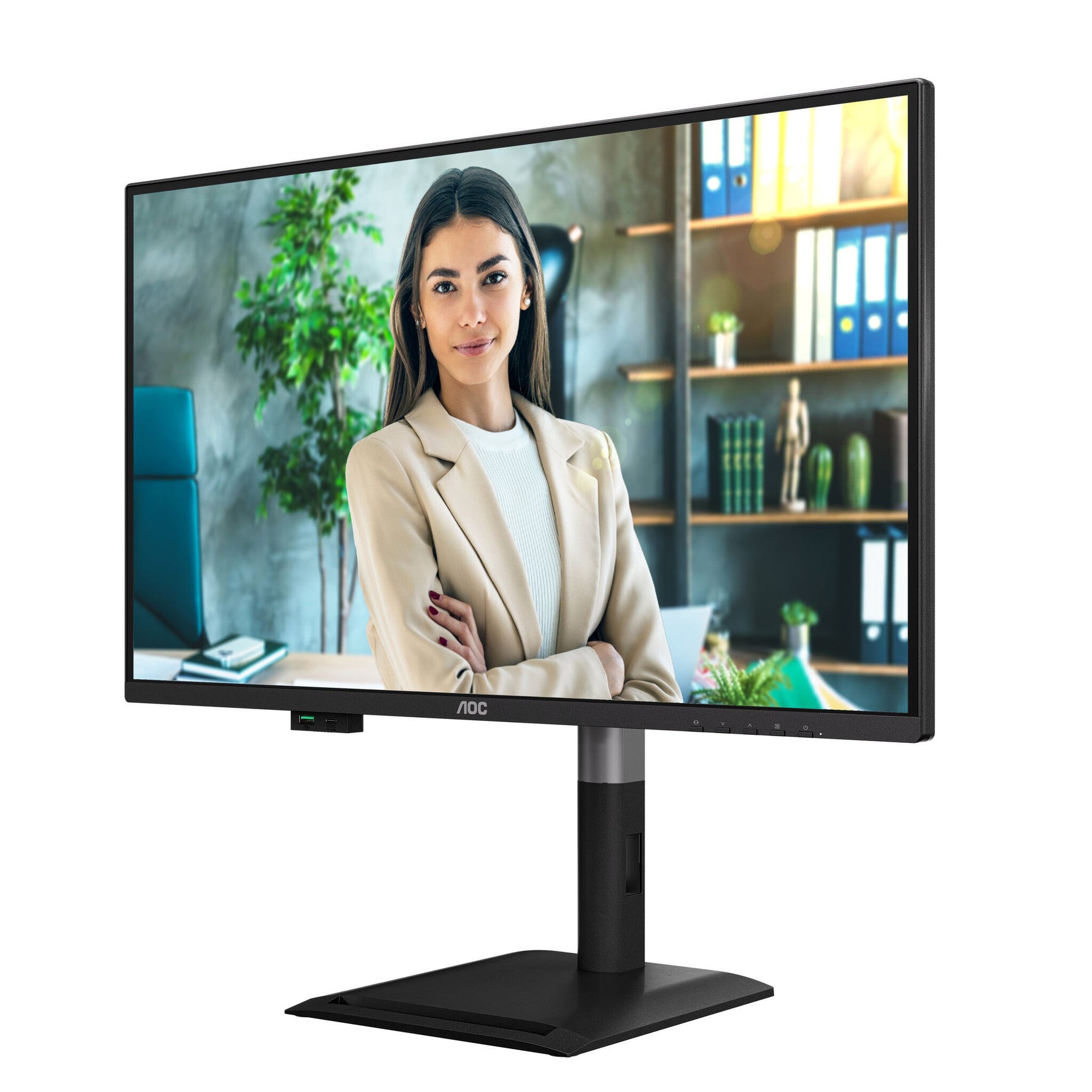 AOC Q27P4C computermonitor 68,6 cm (27") 2560 x 1440 Pixels Zwart