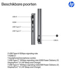 HP OmniBook X FlipNGAI 14-fk0070nd NL Copilot+ PC AMD Ryzen AI 7 350 Hybride (2-in-1) 35,6 cm (14") Touchscreen 3K 16 GB LPDDR5x-SDRAM 1 TB SSD Wi-Fi 7 (802.11be) Windows 11 Home Zilver