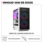 HP OMEN 35L GT16-0167nd Gaming Desktop Tower SnowballA 2C24 AMD RYZEN 78700F (PHOENIX) 5.00GHz 8 CORES ARGB 120mm 4 Heat BLK RAM KFURY16GB(2x8GB)DDR56000EXPORGBBL QWERTY AMD Ryzen™ 7 8700F 16 GB DDR5-SDRAM 1 TB SSD NVIDIA GeForce RTX 5060 Ti Windows 11 Ho