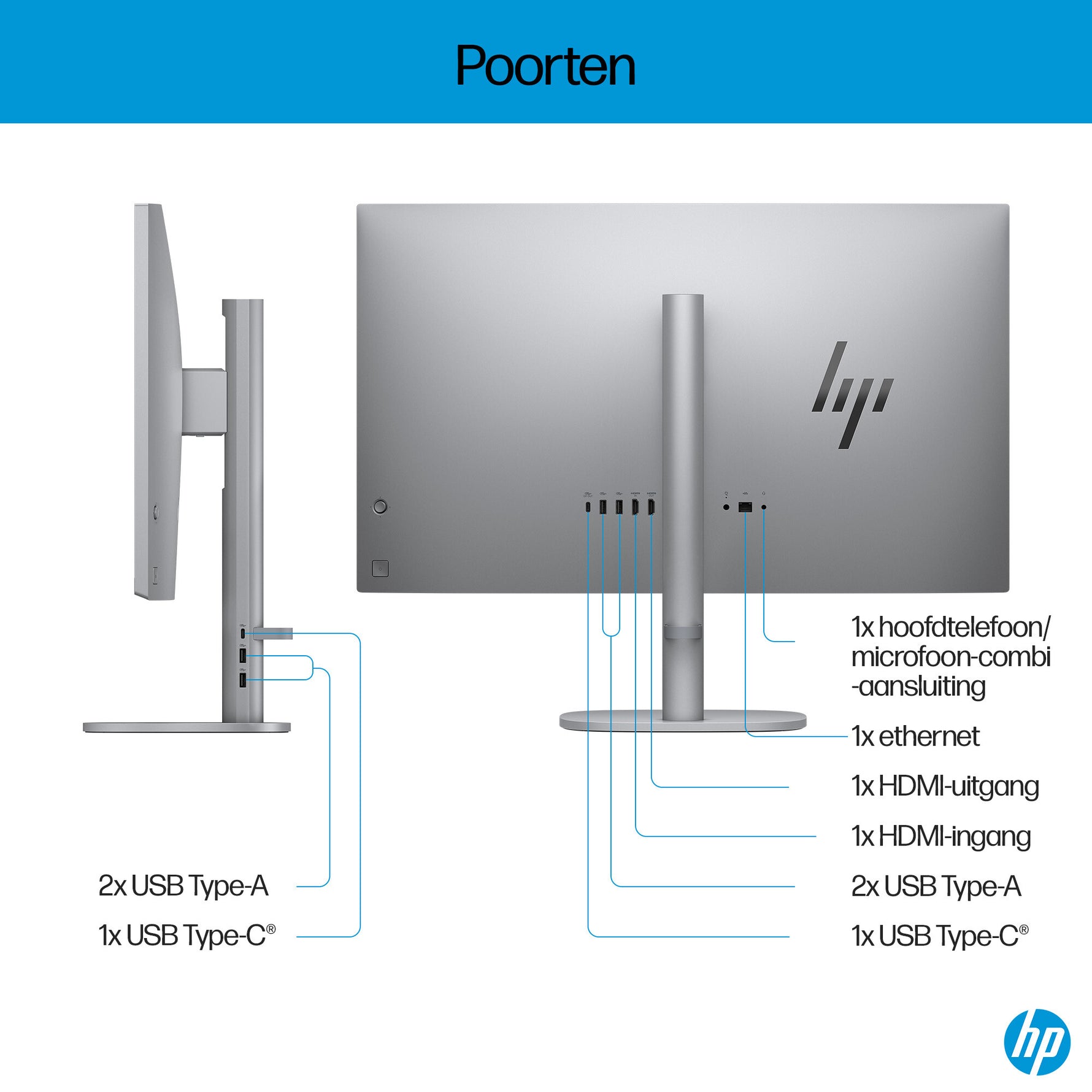 HP OmniStudio X 27-cs0091nd Intel Core Ultra 7 155H 27inch UHD AG WLED 32GB DDR5 1TB PCIe NVMe SSD Intel Arc W11H Meteor Silver 68,6 cm (27") 3840 x 2160 Pixels Alles-in-één-pc DDR5-SDRAM Windows 11 Home Wi-Fi 7 (802.11be) AI PC