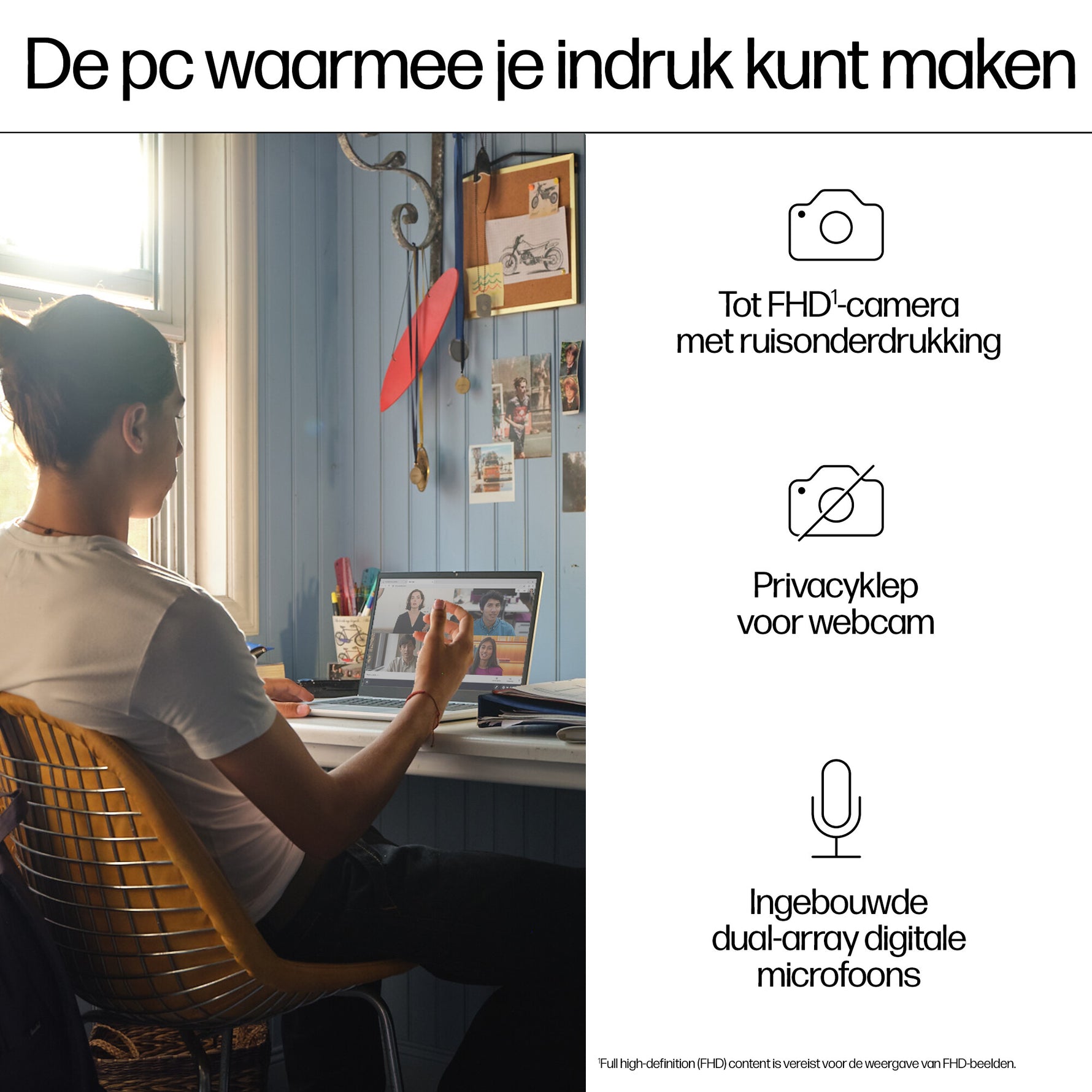 HP Chromebook 14a-nf0050nd Intel® N N100 35,6 cm (14