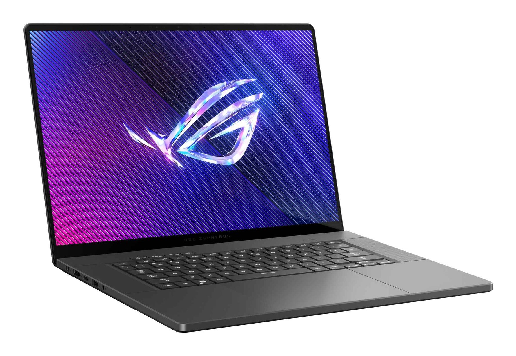 ASUS ROG Zephyrus G16 GU605MI-QR038W Intel Core Ultra 7 155H Laptop 40,6 cm (16") WQXGA 16 GB LPDDR5x-SDRAM 1 TB SSD NVIDIA GeForce RTX 4070 Wi-Fi 6E (802.11ax) Windows 11 Home Nederlands Grijs, Zwart