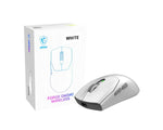 MSI Forge Gm340 Wireless White muis Gamen Ambidextrous RF-draadloos + Bluetooth Optisch 12000 DPI