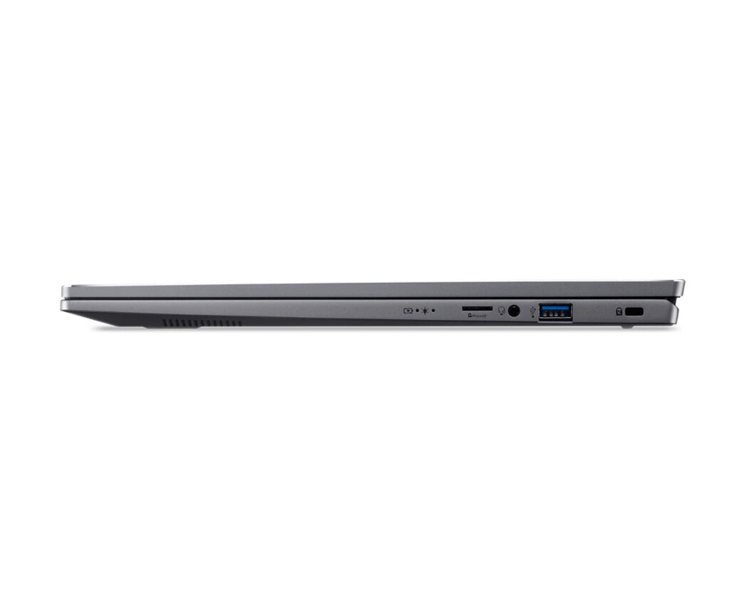 Acer Swift Go 16 SFG16-72-56FG Intel Core Ultra 5 125U Laptop 40,6 cm (16") WQXGA+ 16 GB LPDDR5x-SDRAM 512 GB SSD Wi-Fi 6E (802.11ax) Windows 11 Home Grijs