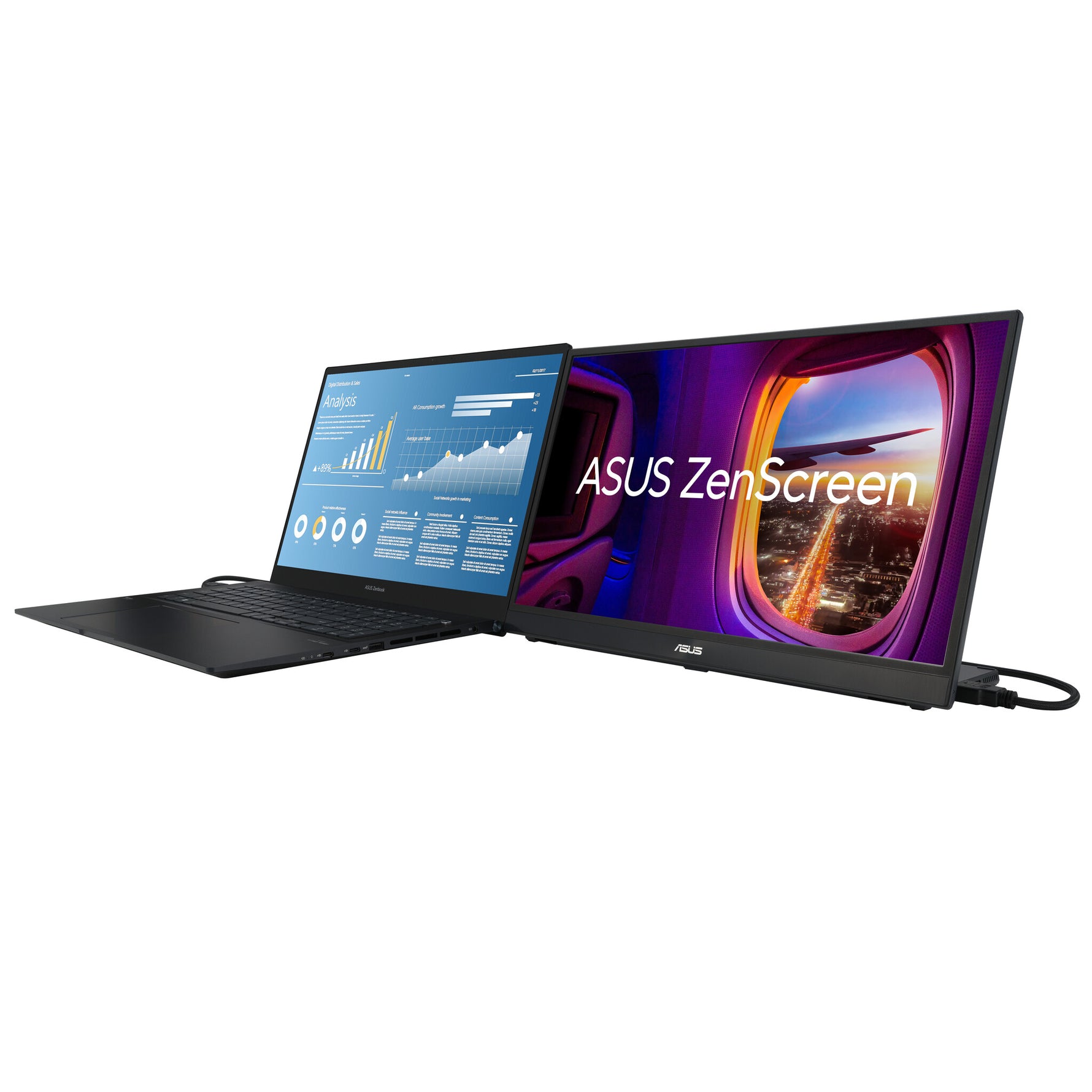 ASUS ZenScreen MB17AHG computermonitor 43,9 cm (17.3") 1920 x 1080 Pixels Full HD LCD Zwart
