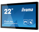 iiyama ProLite TF2234MC-B7X computer monitor 54,6 cm (21.5") 1920 x 1080 Pixels Full HD LED Touchscreen Multi-gebruiker Zwart