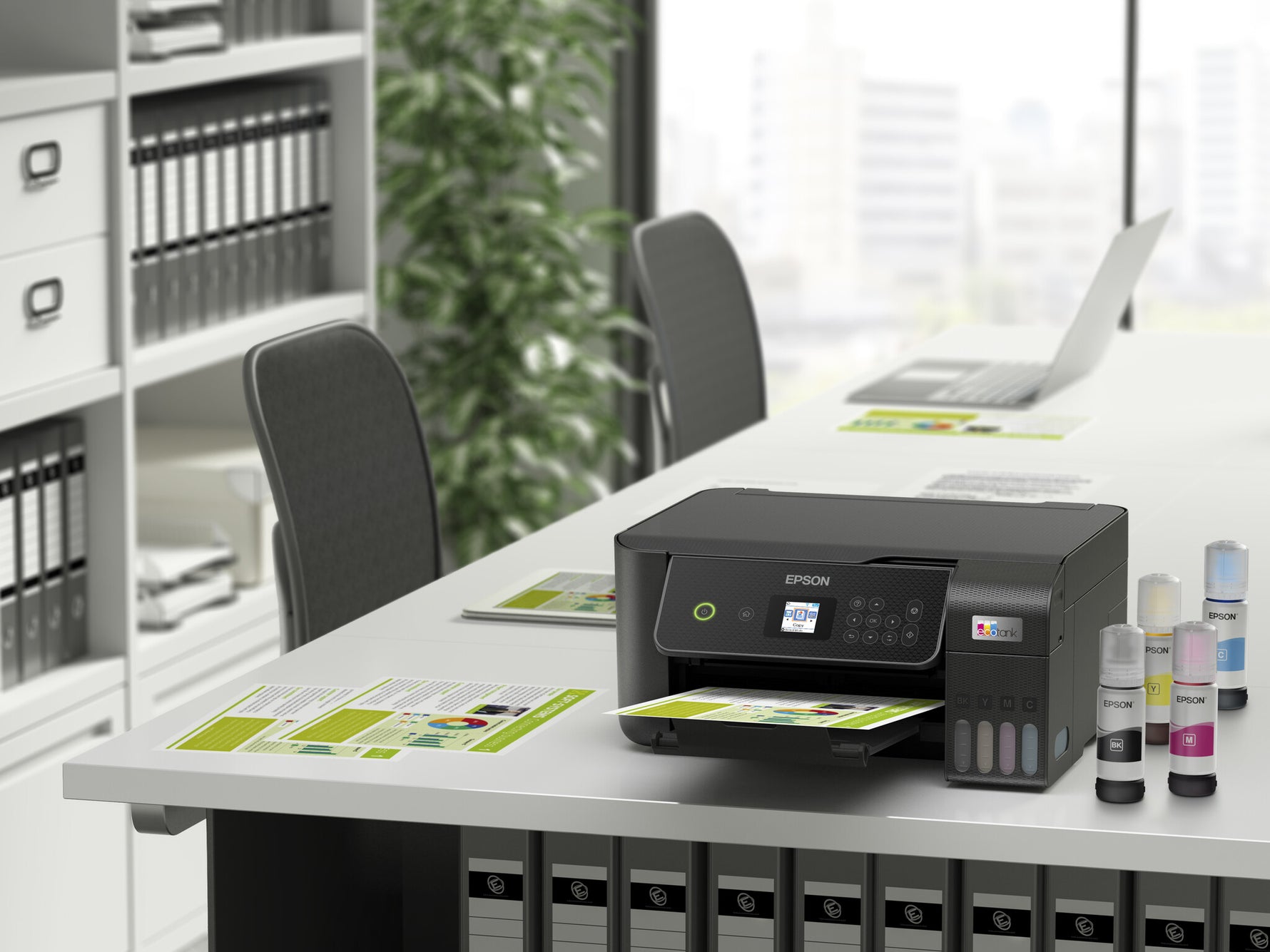 Epson EcoTank ET-2870 A4 multifunctionele Wi-Fi-printer met inkttank, inclusief tot 3 jaar inkt