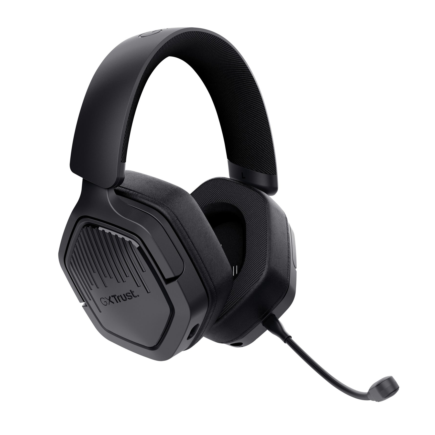 Trust GXT 493 Carus Headset Bedraad en draadloos Hoofdband, Helm Gamen USB Type-C / USB Type-A Bluetooth Zwart
