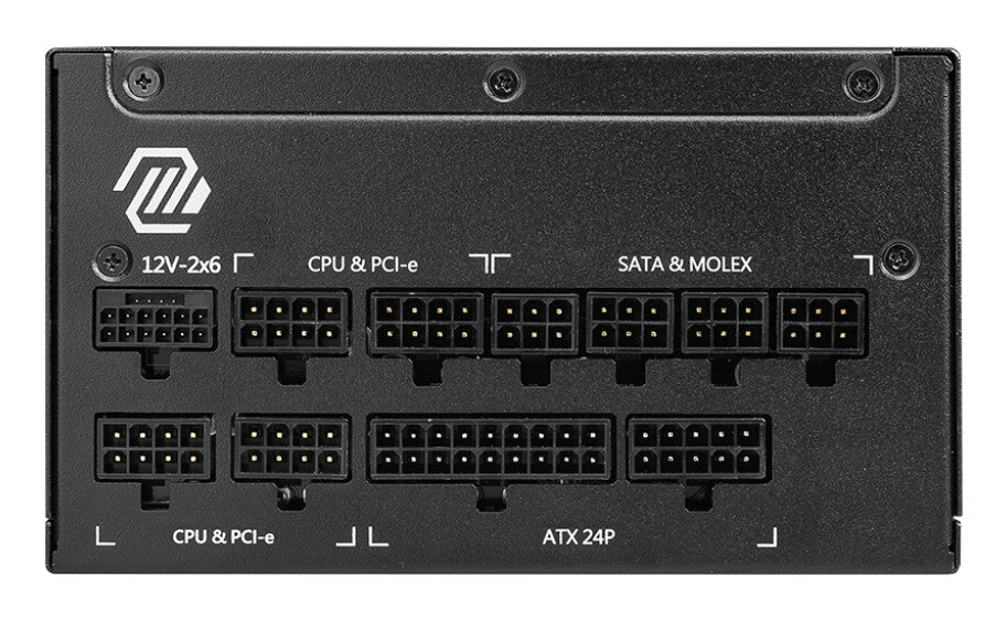 MSI MAG A1250GL PCIE5 power supply unit 1250 W 24-pin ATX ATX Zwart