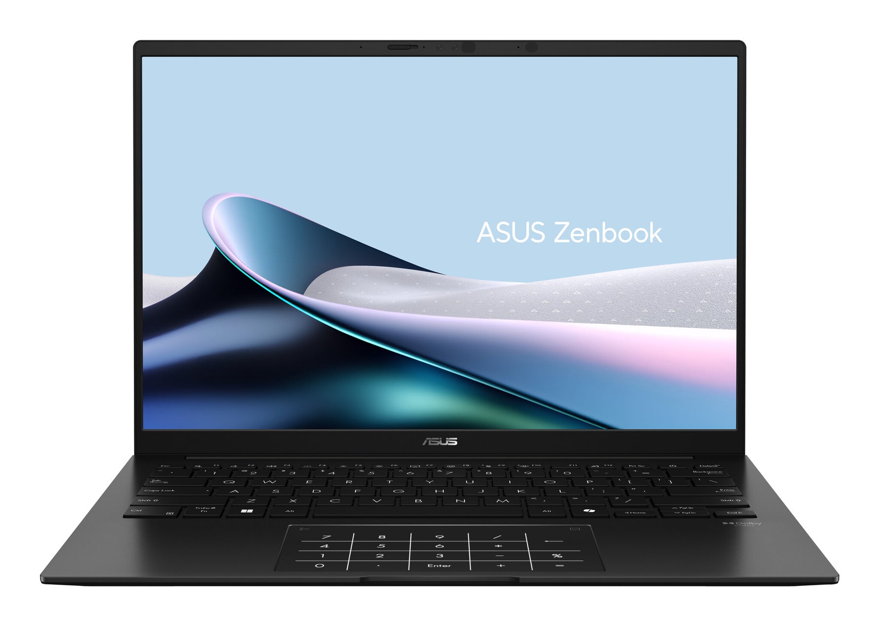 ASUS Zenbook 14 OLED UM3406GA-QD031W Copilot+ PC AMD Ryzen AI 7 445 Laptop 35,6 cm (14") WUXGA 32 GB LPDDR5x-SDRAM 1 TB SSD Wi-Fi 6E (802.11ax) Windows 11 Home Nederlands Zwart