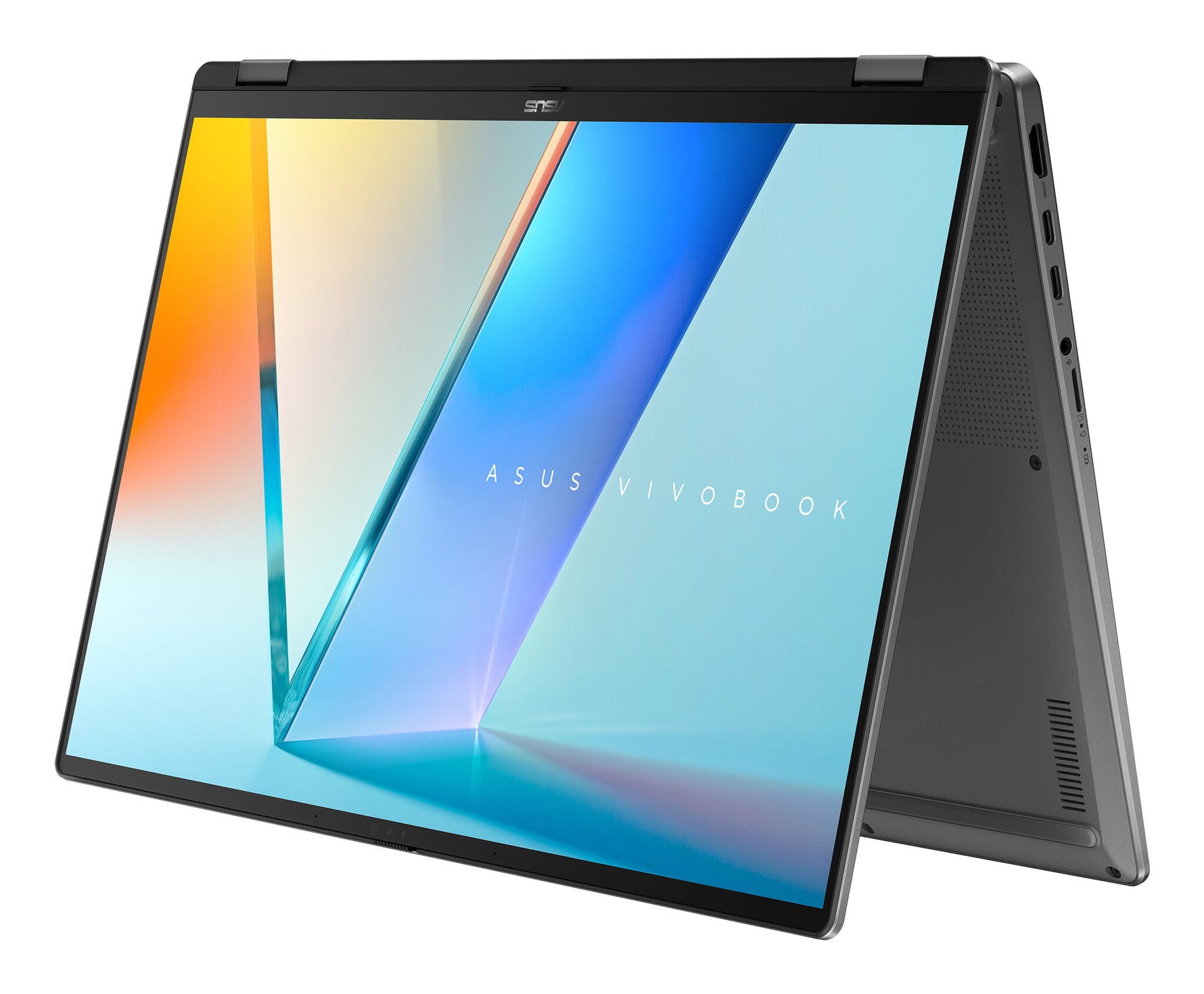 ASUS Vivobook 16 Flip TP3607SA-SI099W Copilot+ PC Intel Core Ultra 7 258V Hybride (2-in-1) 40,6 cm (16") Touchscreen WUXGA 32 GB LPDDR5x-SDRAM 1 TB SSD Wi-Fi 7 (802.11be) Windows 11 Home Nederlands Zwart, Grijs