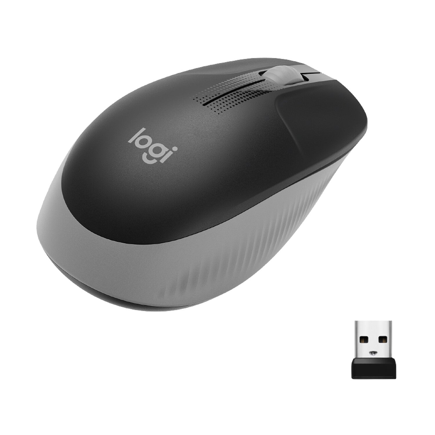 Logitech M190 Full-size wireless mouse - MID GREY