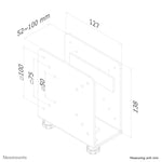 Neomounts THINCLIENT-20 Mini PC houder - max 7 kg - universeel
