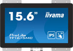 iiyama ProLite TF1615MC-B1 computer monitor 39,6 cm (15.6") 1920 x 1080 Pixels Full HD Touchscreen Zwart