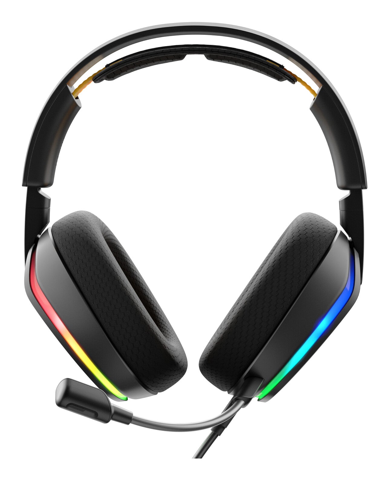 Glorious Gaming Glorious GHS Eternal RGB - Stereo RGB headset voor pc, PS5, PS4, Switch - Custom-tuned, gekantelde drivers, verstelbare, kristalheldere, afneembare mic, USB-C - Duurzaam, dag/nacht comfort - Zwart
