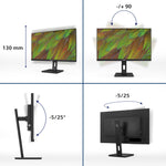 Philips 3000 series 27B1N3800/00 computer monitor 68,6 cm (27") 3840 x 2160 Pixels 4K Ultra HD LCD Zwart