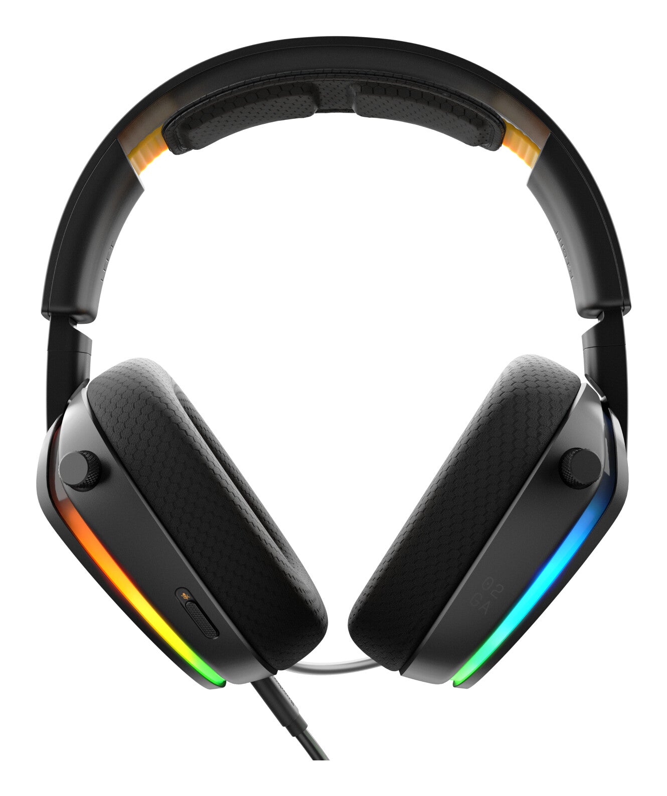 Glorious Gaming Glorious GHS Eternal RGB - Stereo RGB headset voor pc, PS5, PS4, Switch - Custom-tuned, gekantelde drivers, verstelbare, kristalheldere, afneembare mic, USB-C - Duurzaam, dag/nacht comfort - Zwart