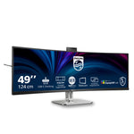 Philips 49B2U6900CH/00 computer monitor 124 cm (48.8") 5120 x 1440 Pixels Dual QHD LCD Zwart