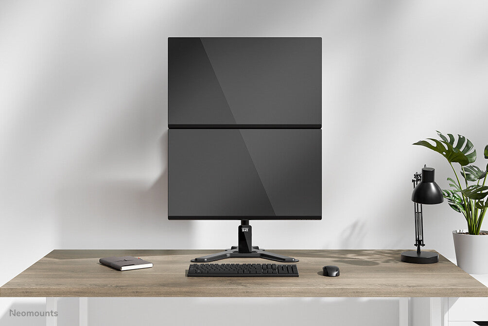 Neomounts DS45-600BL2V Monitorstandaard voor twee schermen 10-32"