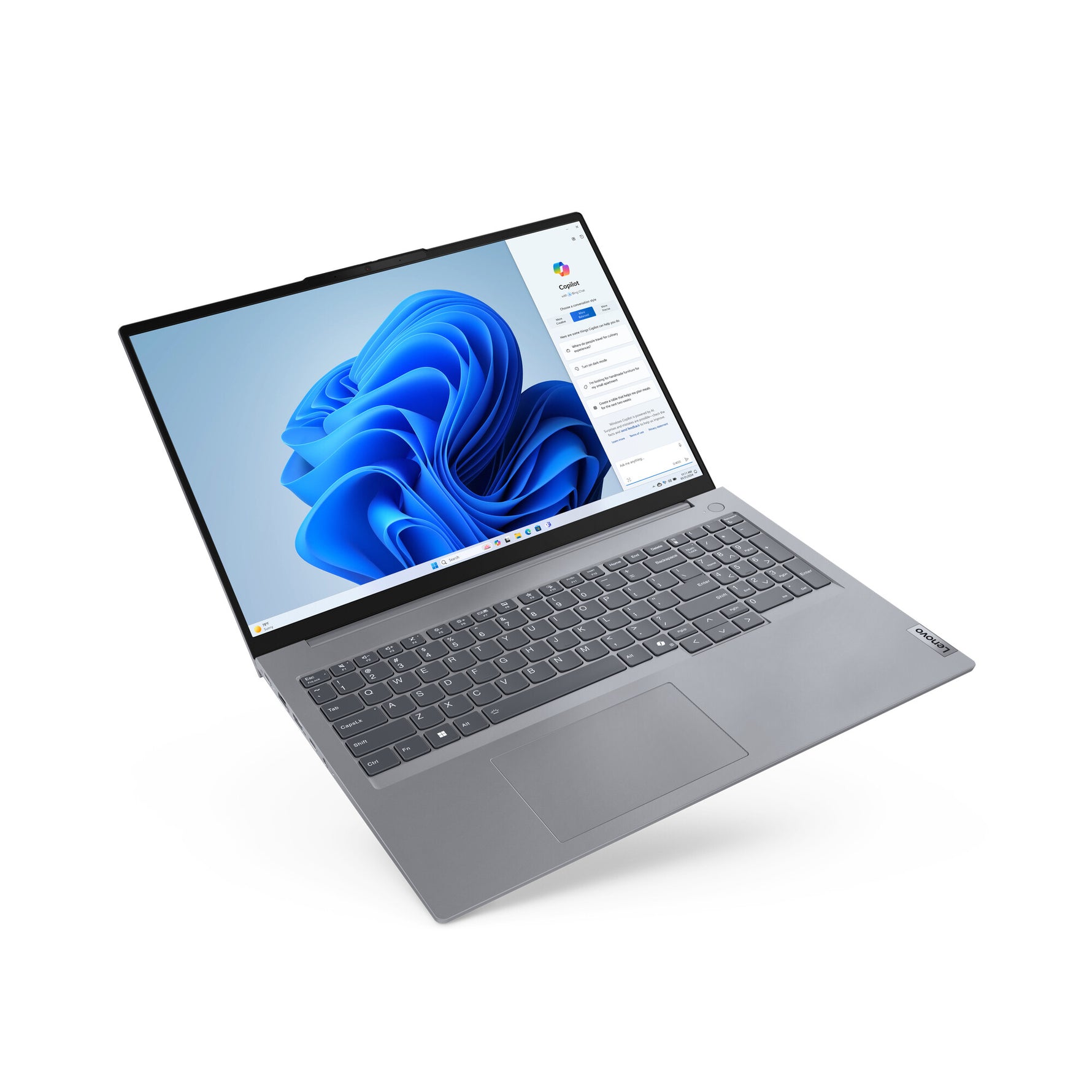 Lenovo ThinkBook 16 G7 ARP AMD Ryzen™ 5 7535HS Laptop 40,6 cm (16") WUXGA 16 GB DDR5-SDRAM 512 GB SSD Wi-Fi 6E (802.11ax) Windows 11 Pro Belgisch Grijs