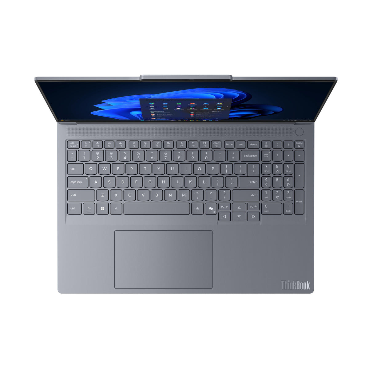 Lenovo ThinkBook 16p G6 ADR AMD Ryzen™ 9 8940HX Laptop 40,6 cm (16") WQXGA 32 GB DDR5-SDRAM 512 GB SSD NVIDIA GeForce RTX 5060 Wi-Fi 7 (802.11be) Windows 11 Pro Grijs Zwitsers