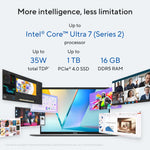 ASUS Vivobook S16 S3607VA-RP097W Intel Core 5 210H Laptop 40,6 cm (16") WUXGA 16 GB DDR5-SDRAM 512 GB SSD Wi-Fi 6 (802.11ax) Windows 11 Home Nederlands Zilver