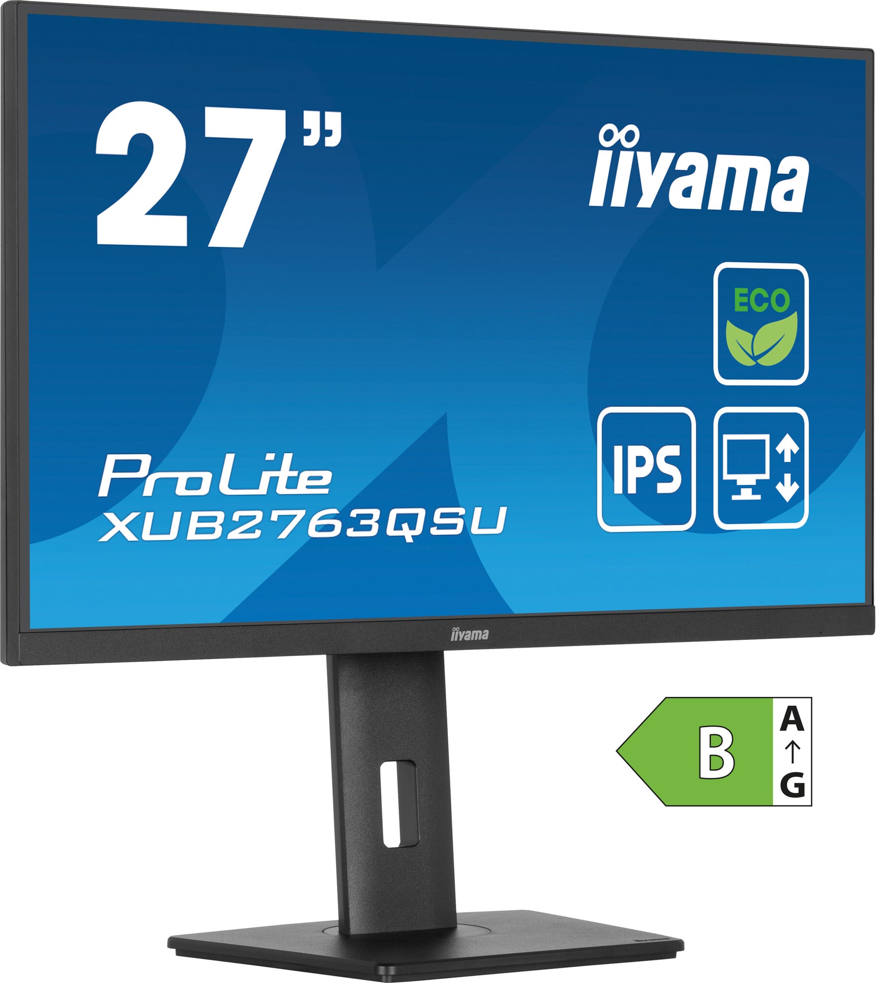 iiyama ProLite XUB2763QSU-B1 computer monitor 68,6 cm (27") 2560 x 1440 Pixels Quad HD LED Zwart