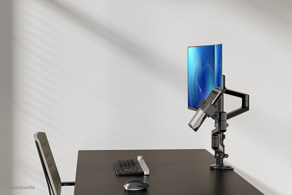 Neomounts DS20-425BL2 Monitorarm met laptophouder 17-27