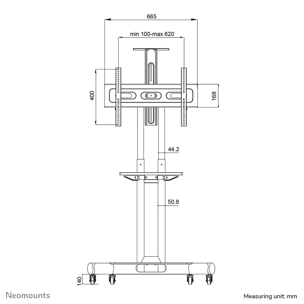 Neomounts NM-M1700BLACK TV trolley 32-75