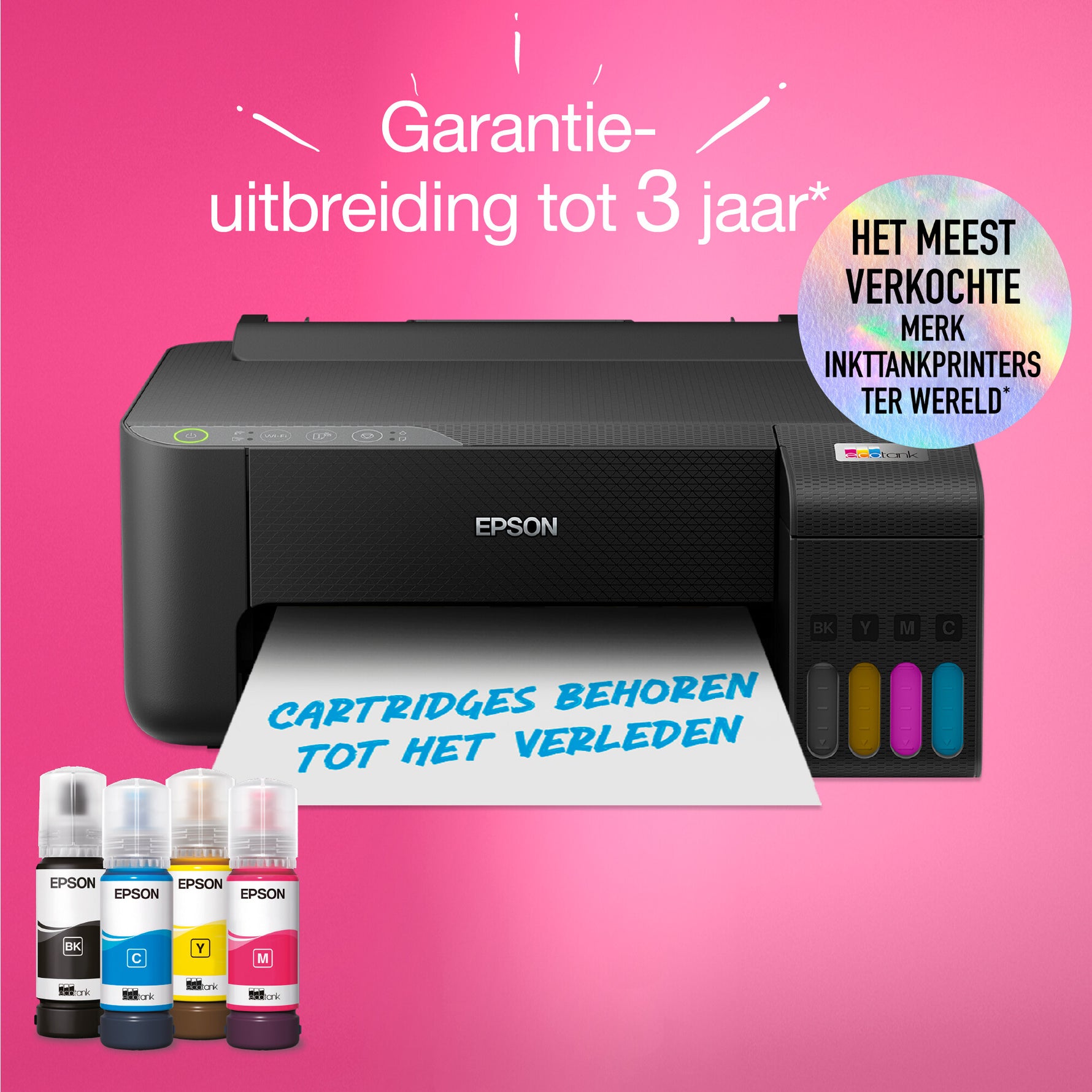 Epson EcoTank ET-1810 A4 Wi-Fi-printer met inkttank, inclusief tot 3 jaar inkt