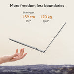 ASUS Vivobook S16 M3607HA-SH5NDW AMD Ryzen™ 7 260 Laptop 40,6 cm (16") WUXGA 16 GB DDR5-SDRAM 512 GB SSD Wi-Fi 6 (802.11ax) Windows 11 Home Zilver QWERTY Nederlands