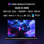 ASUS ROG Zephyrus G16 GU605MI-QR038W Intel Core Ultra 7 155H Laptop 40,6 cm (16") WQXGA 16 GB LPDDR5x-SDRAM 1 TB SSD NVIDIA GeForce RTX 4070 Wi-Fi 6E (802.11ax) Windows 11 Home Nederlands Grijs, Zwart