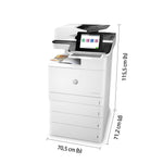 HP Color LaserJet Enterprise Flow LaserJet Enterprise Flow M776z Draadloos Multifunction Kleur Printer, Kopieerapparaat, scanner; dubbelzijdig