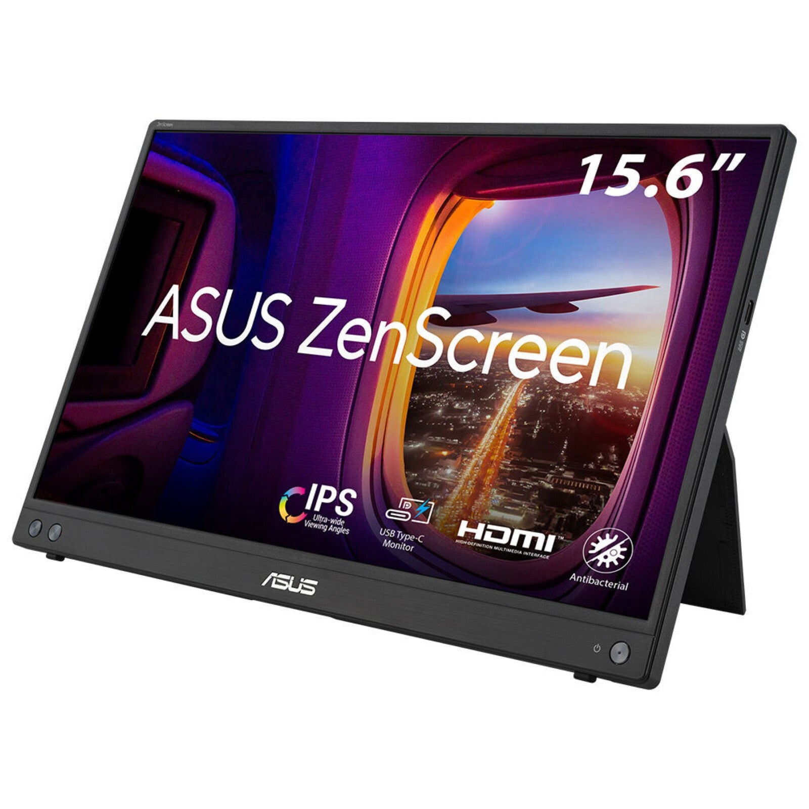 ASUS MB16AHV computer monitor 39,6 cm (15.6") 1920 x 1080 Pixels Full HD LCD Zwart