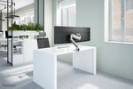 Neomounts NM-D775SILVERPLUS Monitorarm 10-49" - gasveer - Topfix - 180°-stop