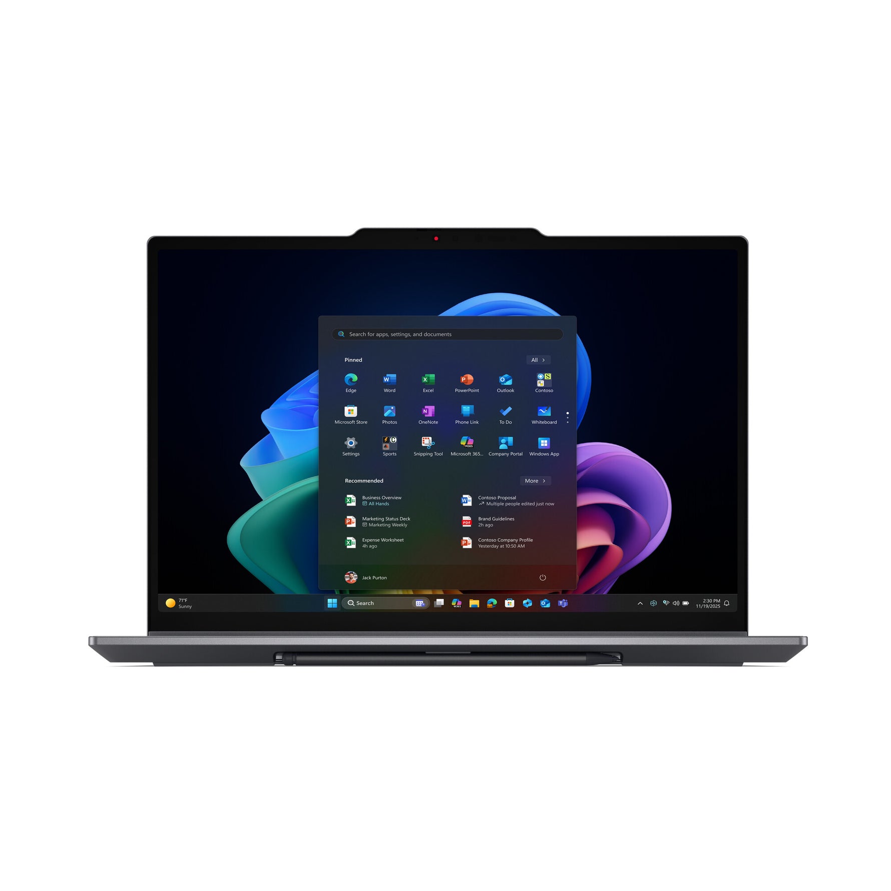 Lenovo ThinkPad X1 2-in-1 Gen 11 Aura Edition Copilot+ PC Intel Core Ultra 7 355 Hybride (2-in-1) 35,6 cm (14") Touchscreen WUXGA 32 GB LPDDR5x-SDRAM 1 TB SSD Wi-Fi 7 (802.11be) Windows 11 Pro Engels Grijs