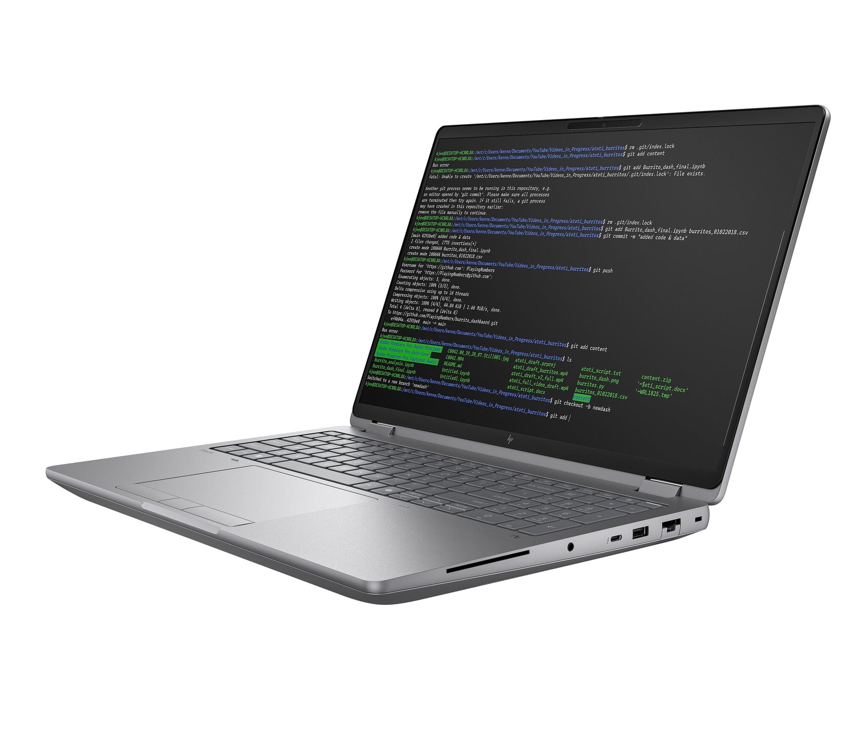 HP ZBook Fury G1i Wolf Pro Security Edition - Data Science Intel Core Ultra 9 285HX Mobiel werkstation 40,6 cm (16") WQXGA 32 GB DDR5-SDRAM 1 TB SSD NVIDIA RTX PRO 5000 Blackwell Wi-Fi 7 (802.11be) Windows 11 Pro AI Workstation, AI PC Zilver