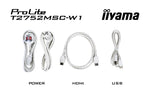iiyama ProLite T2752MSC-W1 computer monitor 68,6 cm (27") 1920 x 1080 Pixels Full HD LED Touchscreen Wit