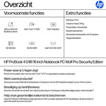 HP ProBook 4 G1iR Intel Core 5 120U Laptop 40,6 cm (16") WUXGA 16 GB DDR5-SDRAM 512 GB SSD Wi-Fi 6E (802.11ax) Windows 11 Pro Zilver QWERTY