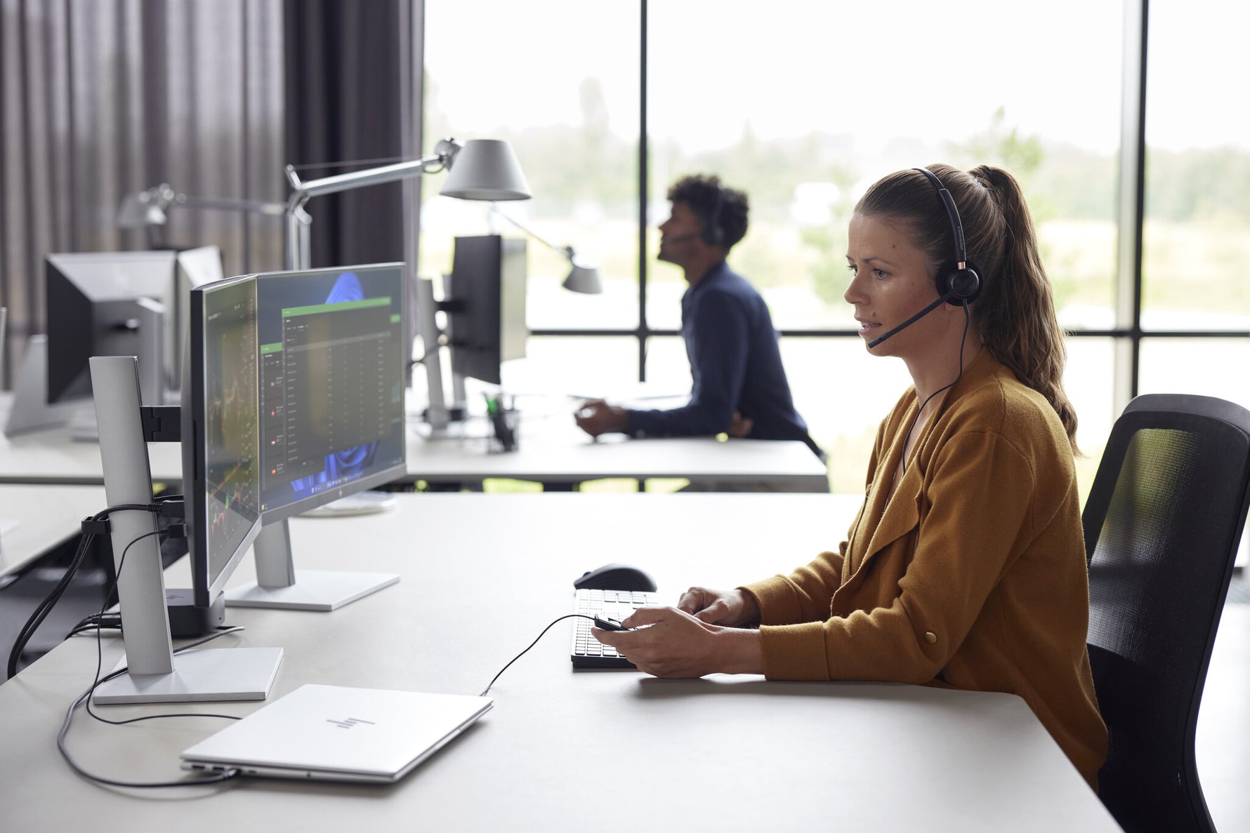 HP Poly EncorePro 525 Microsoft Teams Certified Stereo met USB-A Headset