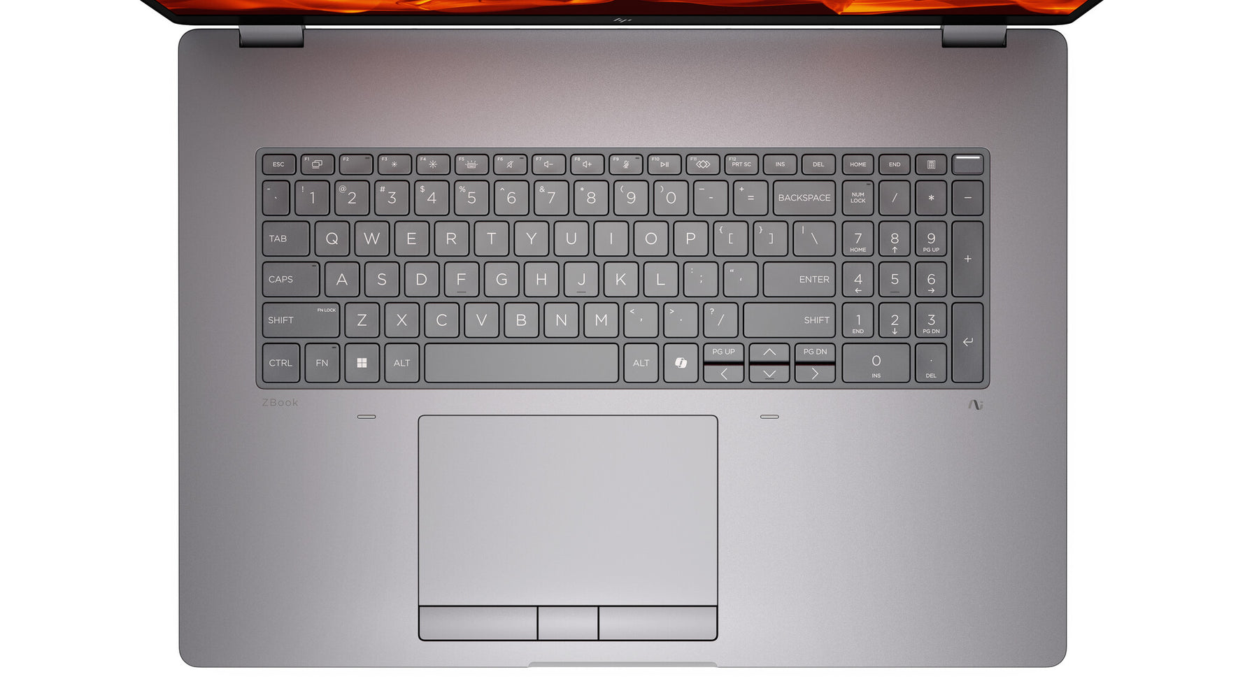 HP ZBook Fury G1i Wolf Pro Security Edition - Data Science Intel Core Ultra 7 255HX Mobiel werkstation 45,7 cm (18") WQXGA 64 GB DDR5-SDRAM 2 TB SSD NVIDIA RTX PRO 4000 Blackwell Wi-Fi 7 (802.11be) Windows 11 Pro AI Workstation, AI PC Zilver