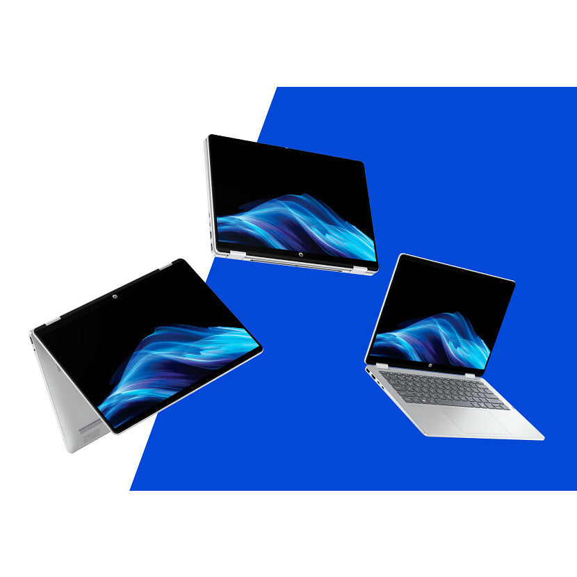 HP OmniBook 5 Flip 2-in-1 14-fp0250ndx Intel Core 5 120U Hybride (2-in-1) 35,6 cm (14") Touchscreen 2K 8 GB LPDDR5-SDRAM 512 GB SSD Wi-Fi 6 (802.11ax) Windows 11 Home Zilver QWERTY