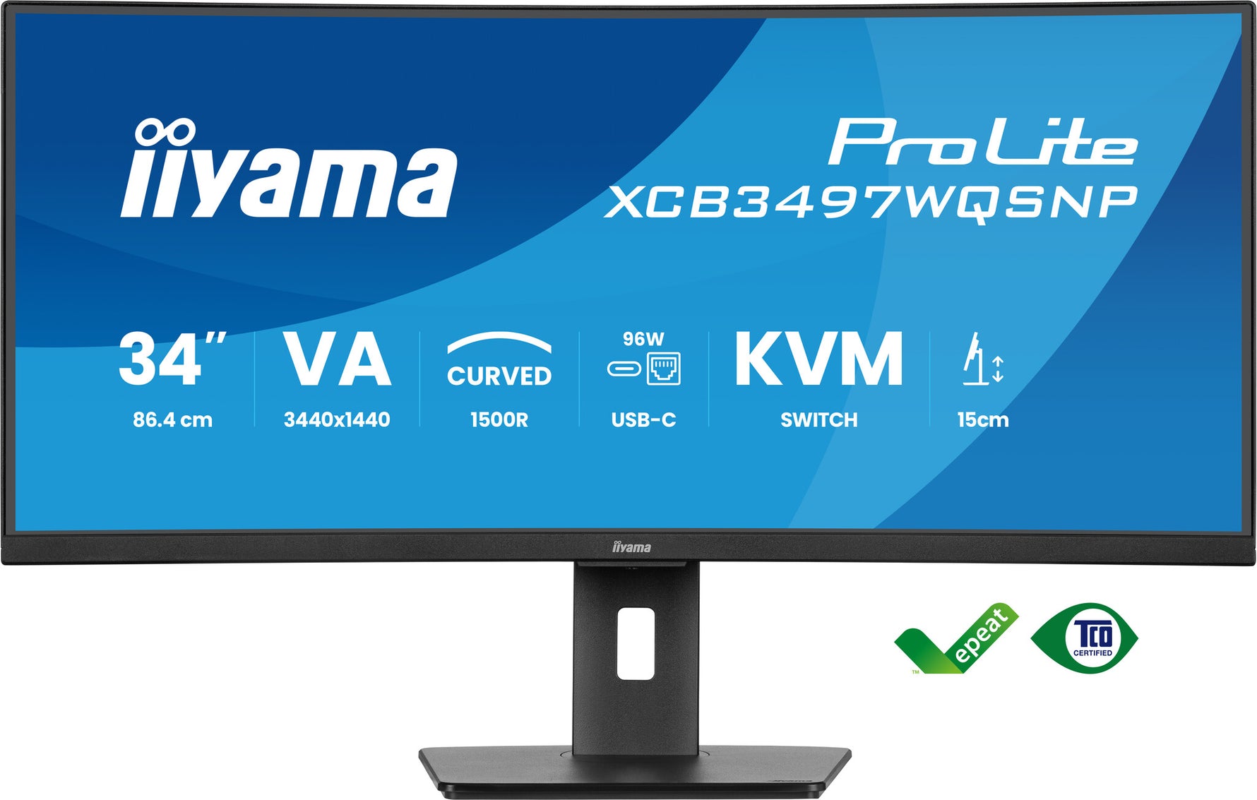 iiyama ProLite XCB3497WQSNP-B1 computer monitor 86,4 cm (34