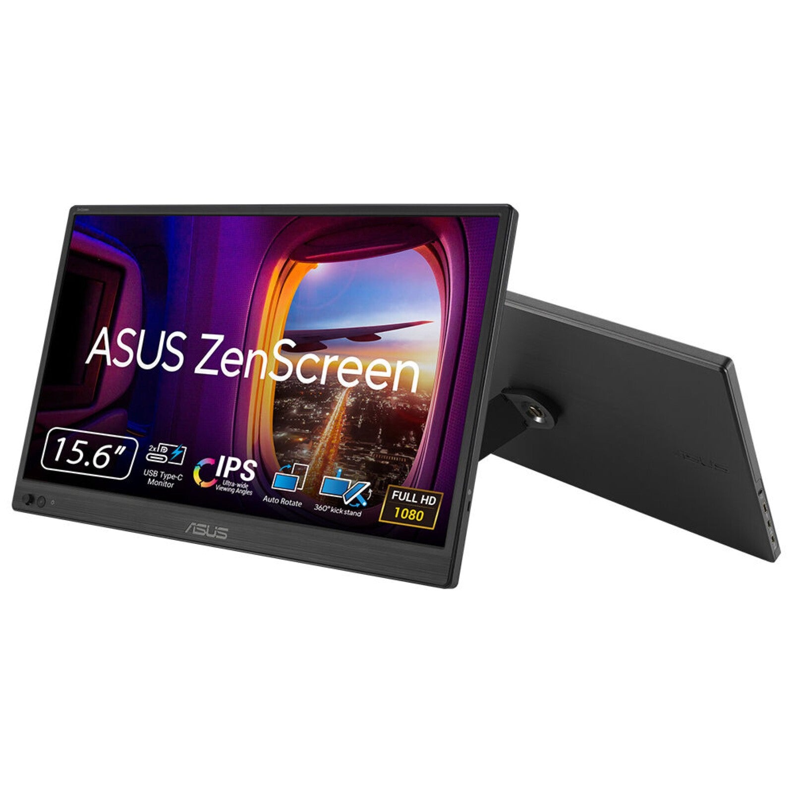 ASUS ZenScreen MB169CK computer monitor 39,6 cm (15.6") 1920 x 1080 Pixels Full HD LCD Zwart