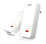 Powerline 1240 AX WLAN Set 1200 Mbit/s Ethernet LAN Wifi Wit 2 stuk(s)