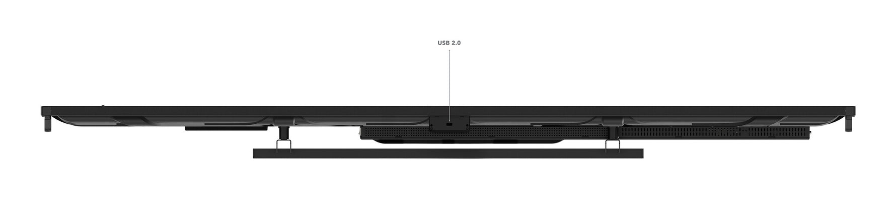 Lenovo ThinkVision T86 computer monitor 2,18 m (86") 3840 x 2160 Pixels 4K Ultra HD LED Touchscreen Zwart
