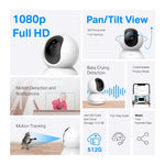 TP-Link Tapo C200P2 Bolvormig IP-beveiligingscamera Binnen 1920 x 1080 Pixels Bureau
