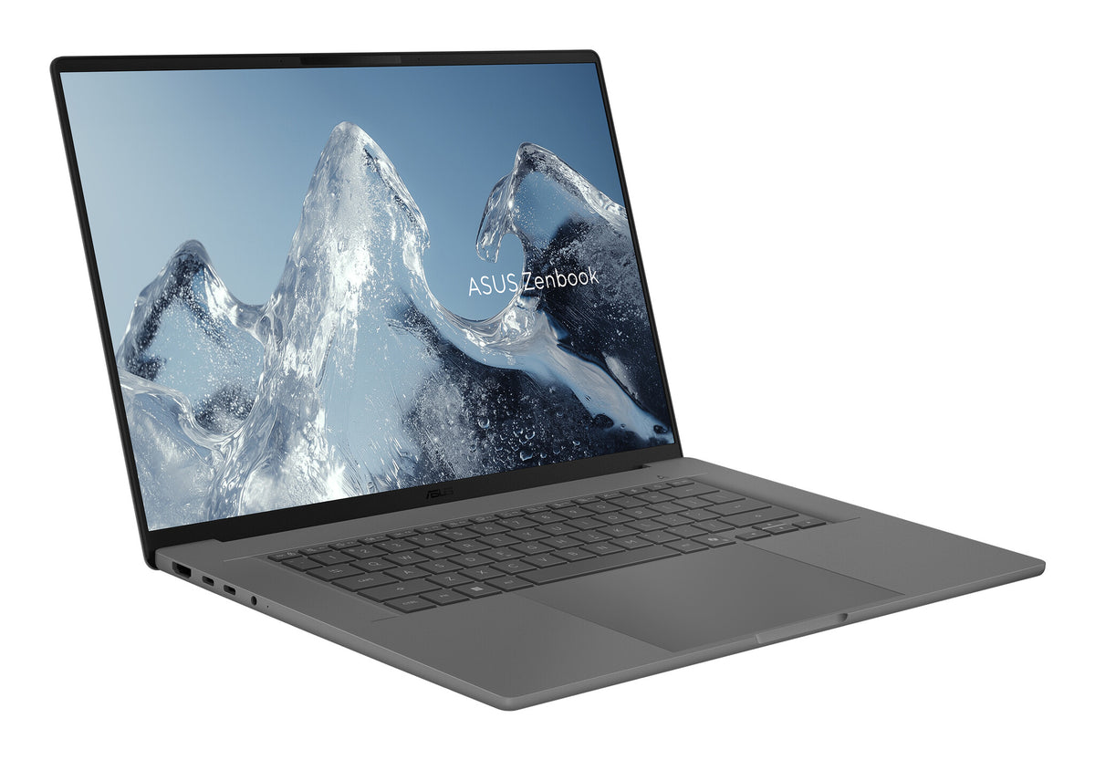 ASUS Zenbook A16 UX3607QA-SH013W Snapdragon X1-26-100 Laptop 40,6 cm (16") WUXGA 16 GB LPDDR5x-SDRAM 512 GB SSD Wi-Fi 6E (802.11ax) Windows 11 Home Grijs QWERTY Nederlands